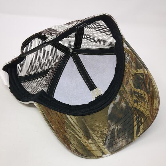 Beck's U.S Flag Snapback Trucker Hat Multi One Size Adjustable True Timber Camo - Picture 7 of 10
